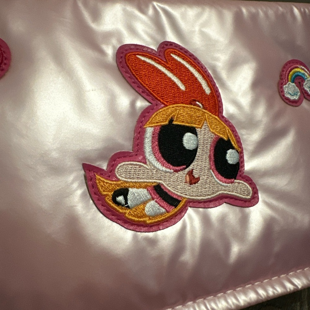 NWT Powerpuff Girls Miniso Padded Puffer Crossbody Bag - Picture 9 of 9